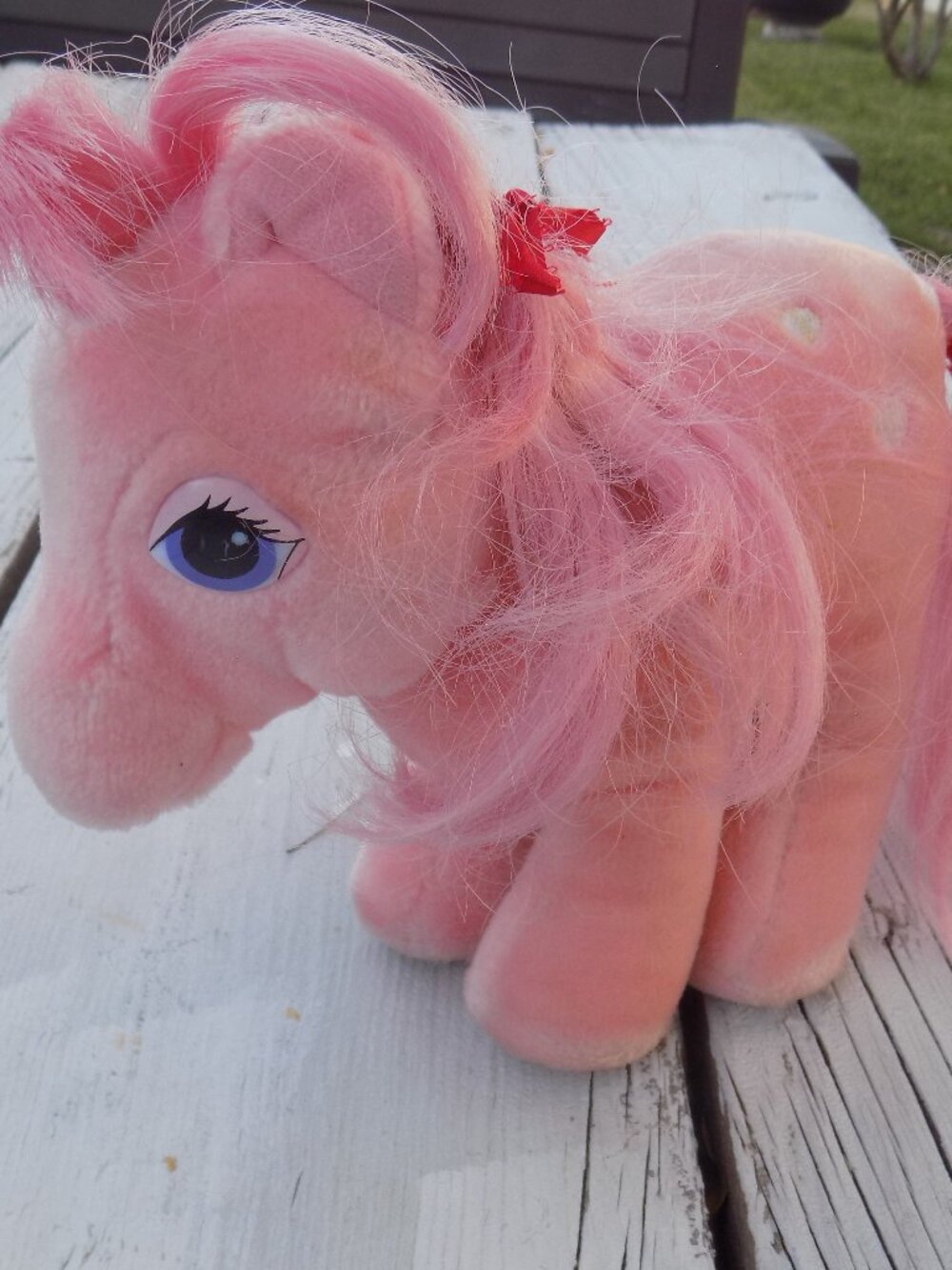 My Little Pony  Pink Cotton Candy Stuffed Animal, Plush Animal, Vintage *
